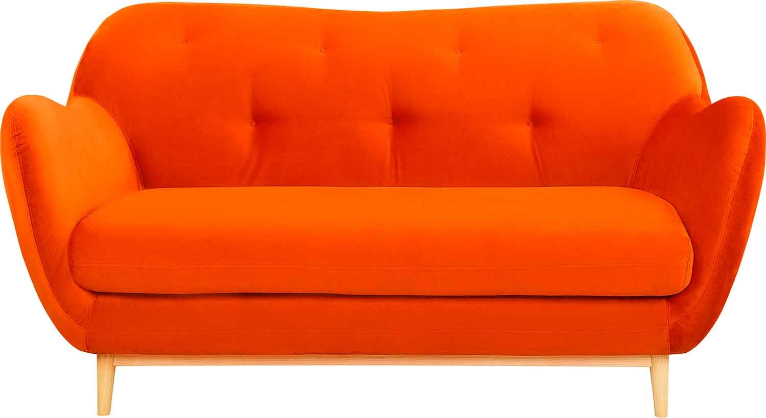 sofa-naranja-Melchior-Habitat