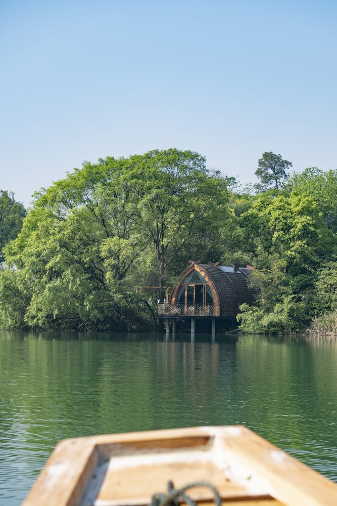 cabana flotante rio China