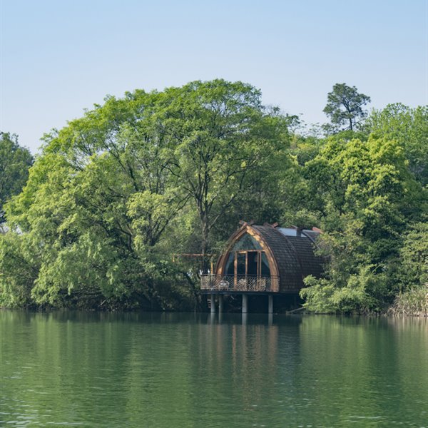 cabana flotante rio China