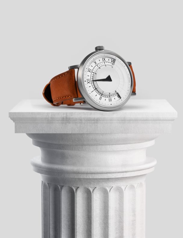 Un reloj inspirado en los de sol de los emperadores romanos