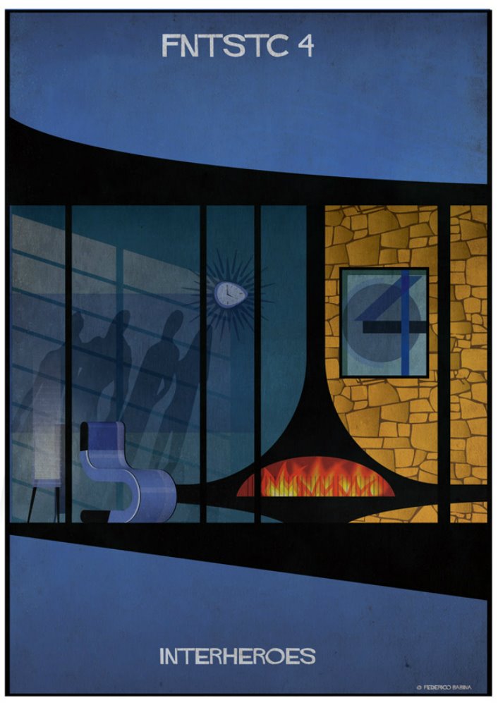 Casa de Los 4 Fantásticos, de Federico Babina. 