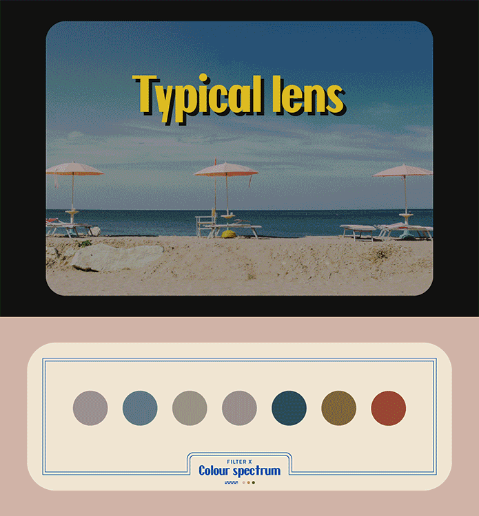 gafas con filtros de Wes Anderson