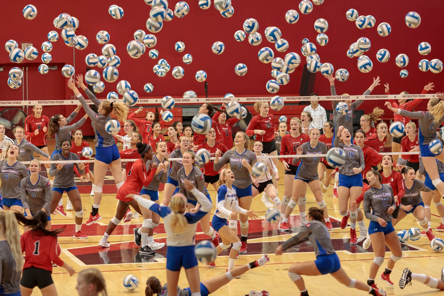 Volleyball at NEU close, de Pelle Cass