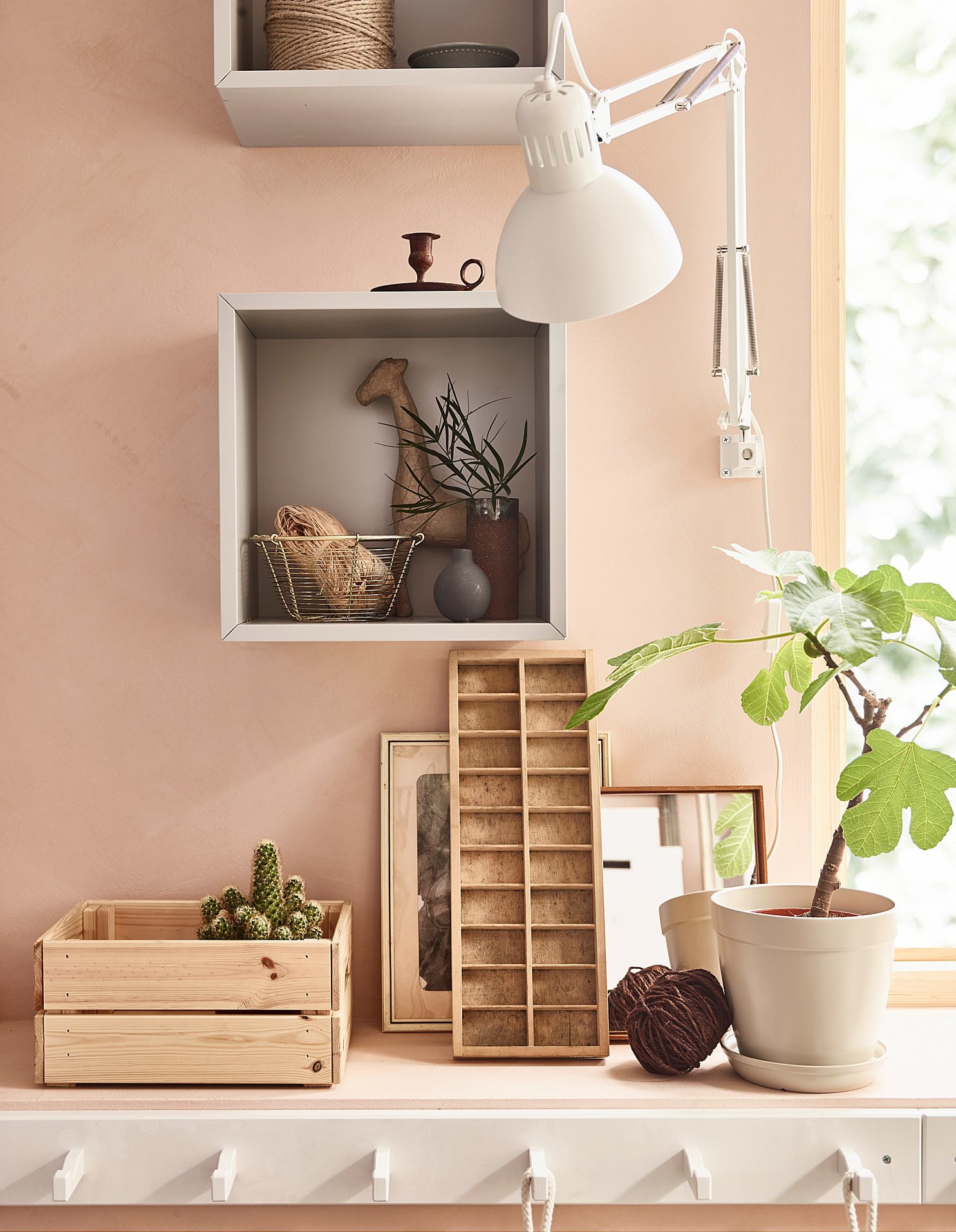 Caja de madera Knagglig Ikea