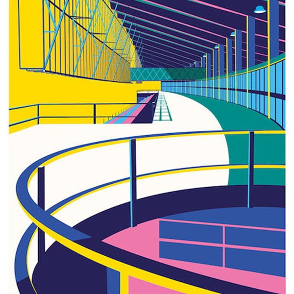Canodromo de Meridiana de Antonio Bonet, por Santiago Restrepo