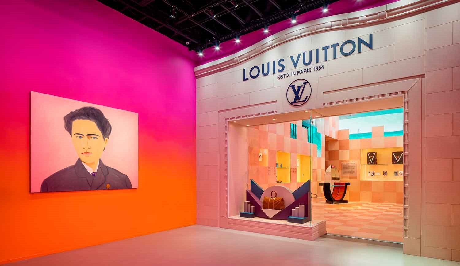 exposicion-Louis-Vuitton-Los-Angeles-escaparate-cuadro