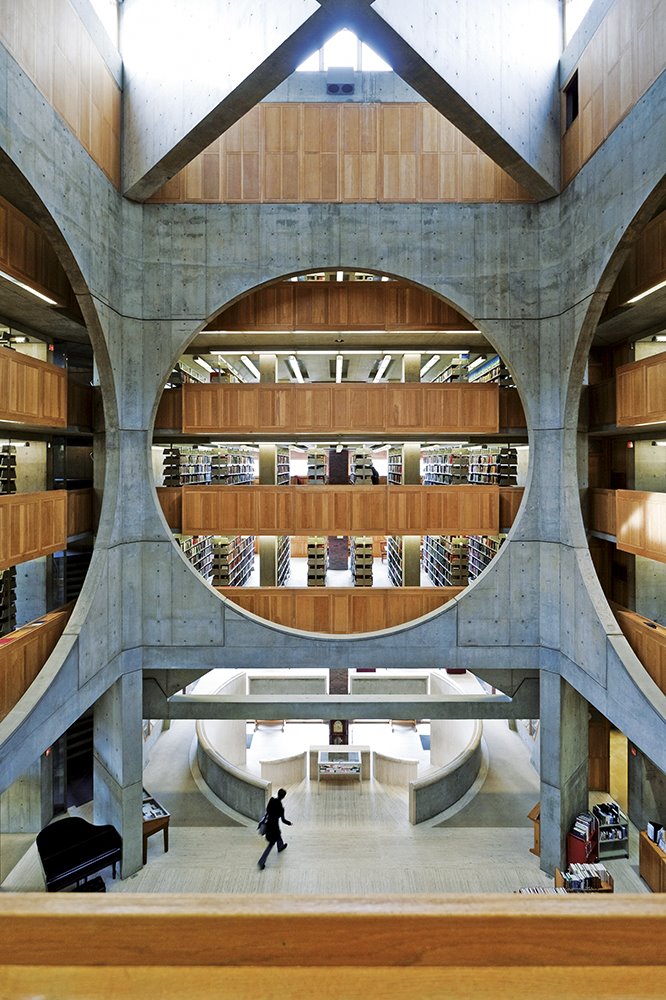 Biblioteca de la Phillips Exeter Academy, New Hampshire, 1965.