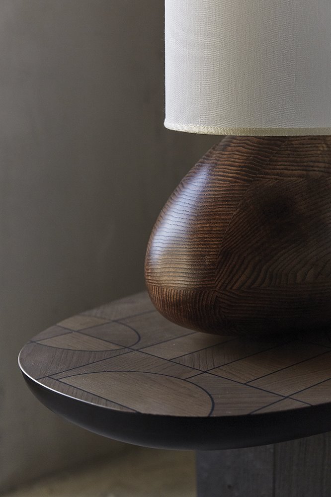 Detalle de la mesa de centro Patchwork