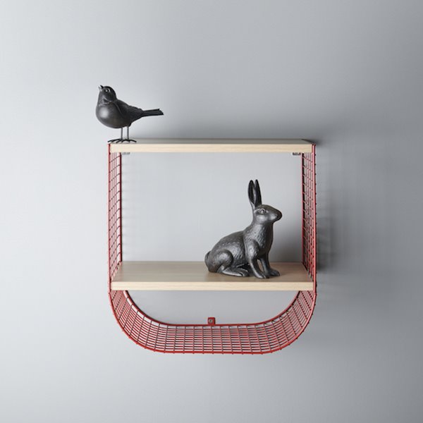 Estantería de madera y metal de Ikea