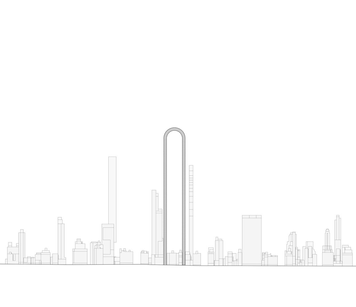 Thebigbend skyline Nueva York dibujo