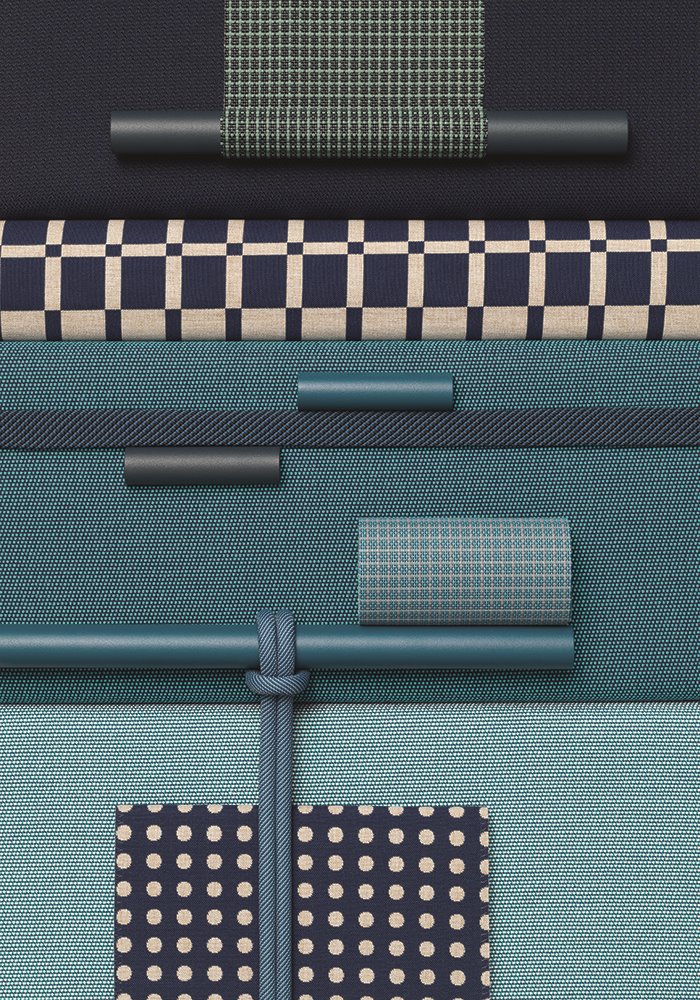 Las líneas diagonales y las geometrías son las protagonistas de Geometrics, disponibles también como alfombras.
