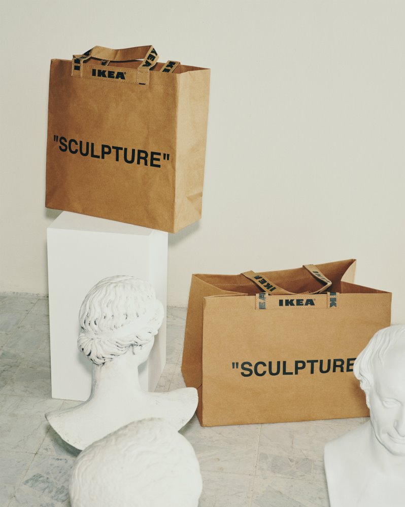 Las dos bolsas de la colección Markerad de Virgil Abloh para Ikea