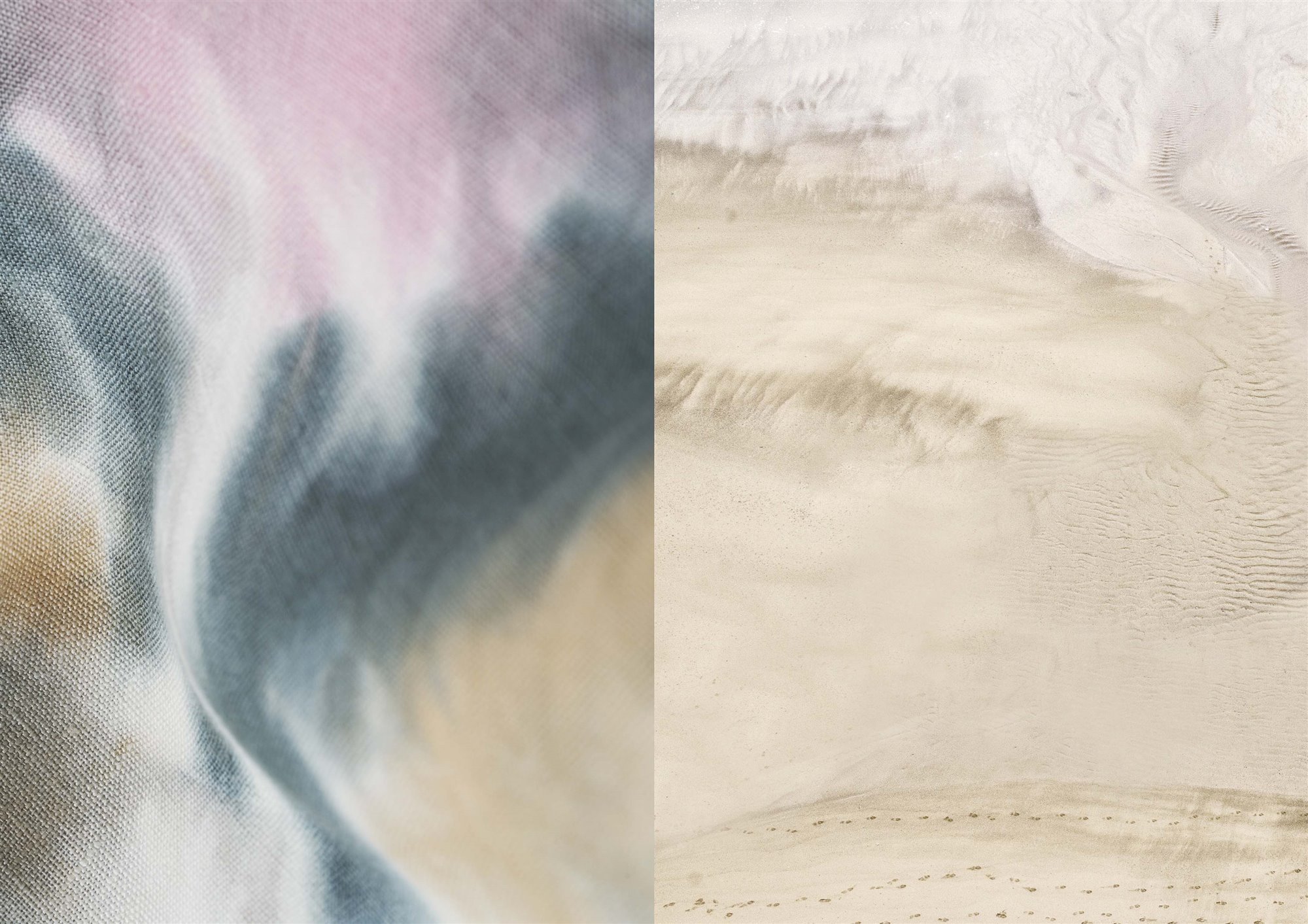 Coleccion de textiles de Kinnasand Spheres Bayou collage