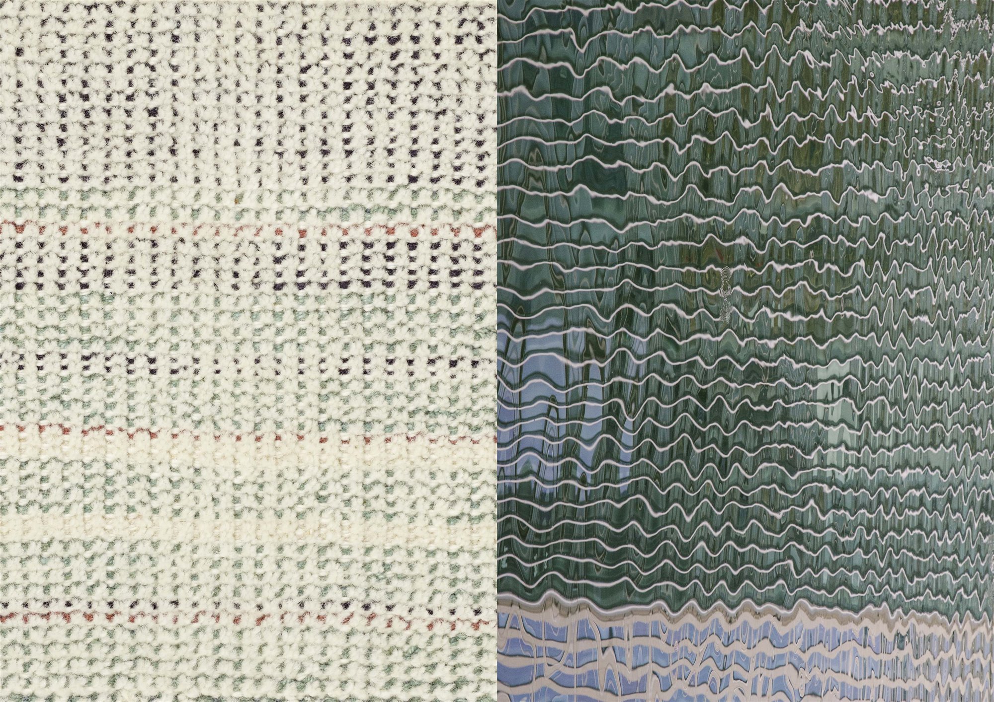 Coleccion textiles Kinnasand Spheres Kanon Pattern Rake collage