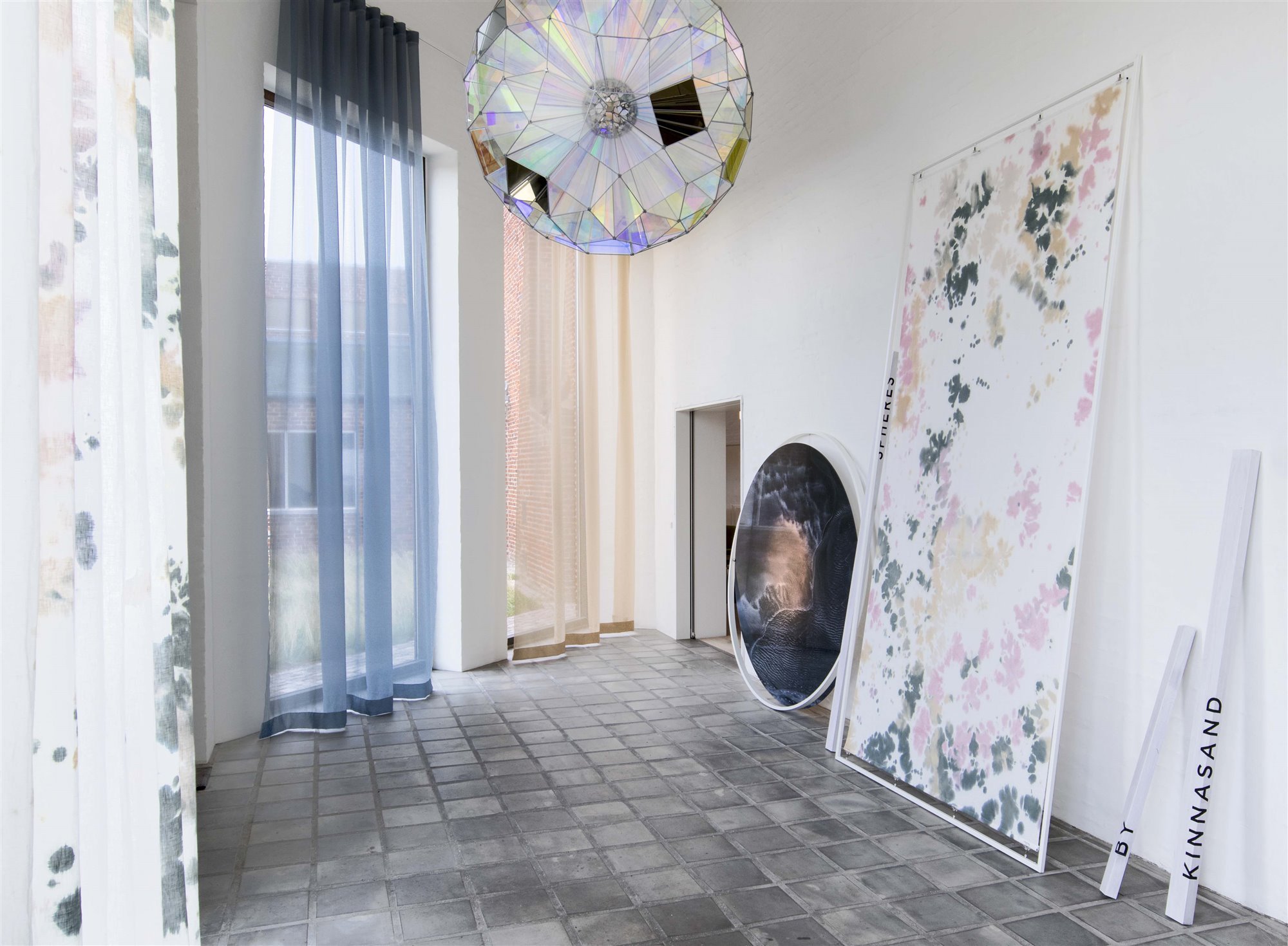 Instalacion olafur eliassen para la firma de textiles Kinnasand