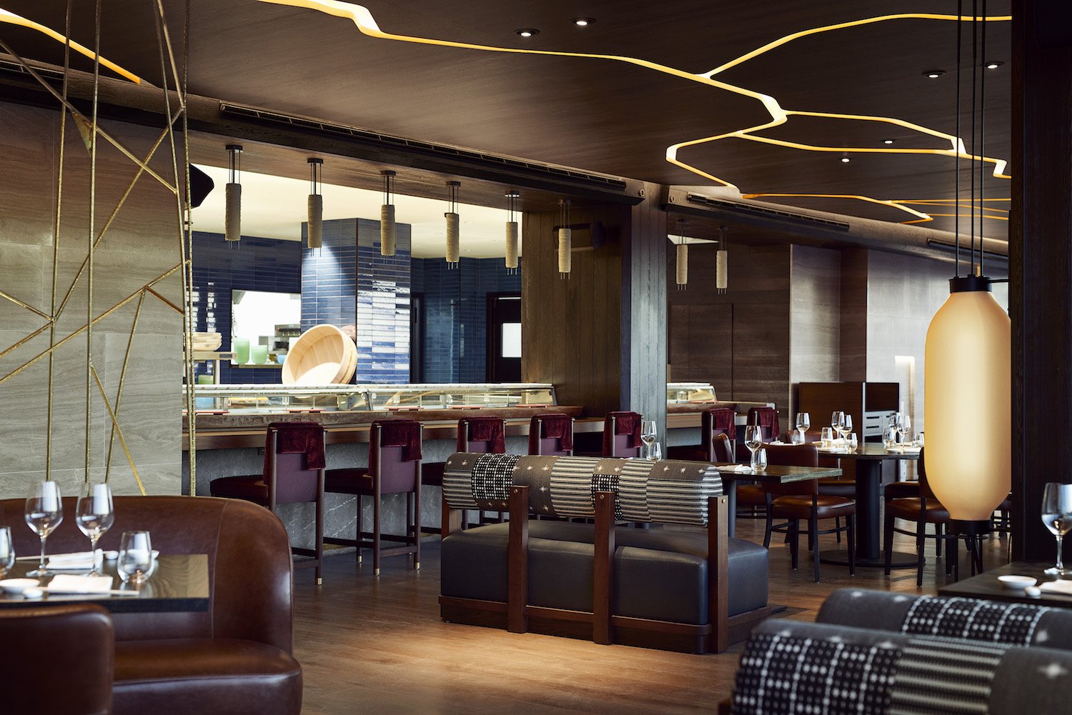 Restaurante del hotel Nobu de Robert de Niro en Barcelona