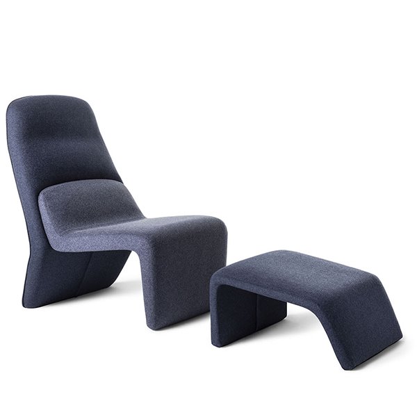 El sillón que soñaba con ser un diván es de Baleri Italia y se llama Tape