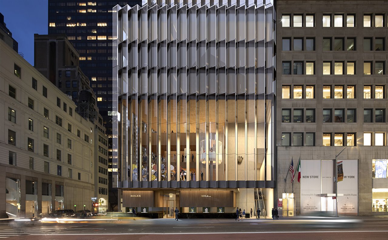 El edificio incluirá, además de oficinas, una nueva tienda Rolex en Nueva York