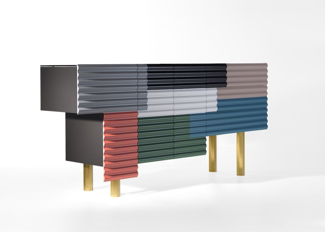 Mueble auxiliar Shanti de Doshi Levien para BD Barcelona