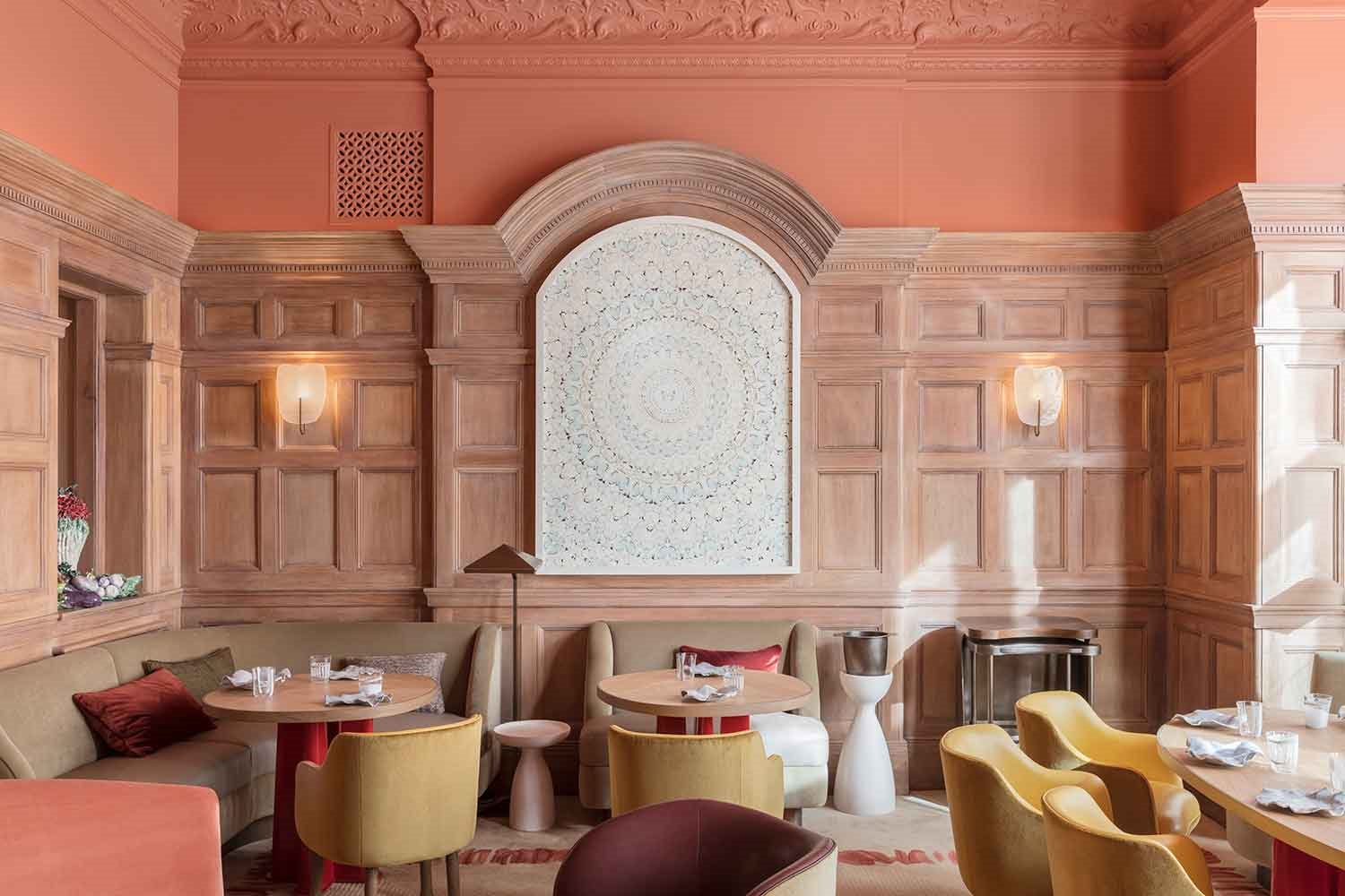 The-Connaught-comedor-sofas-nuevo-restaurante-en-Londres
