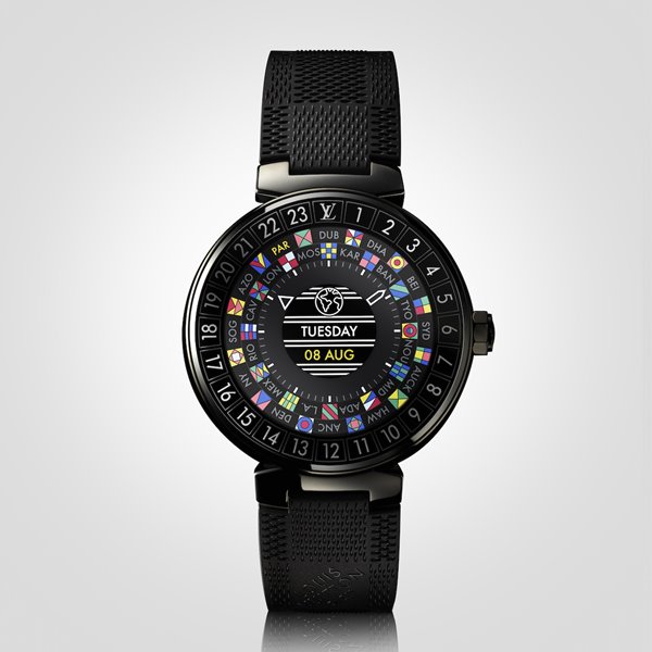 Louis Vuitton da la hora en digital