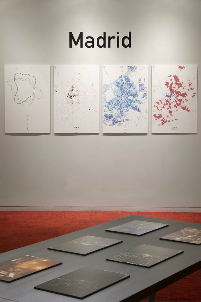 Madrid es una de las ciudades protagonistas en la exhibición. 