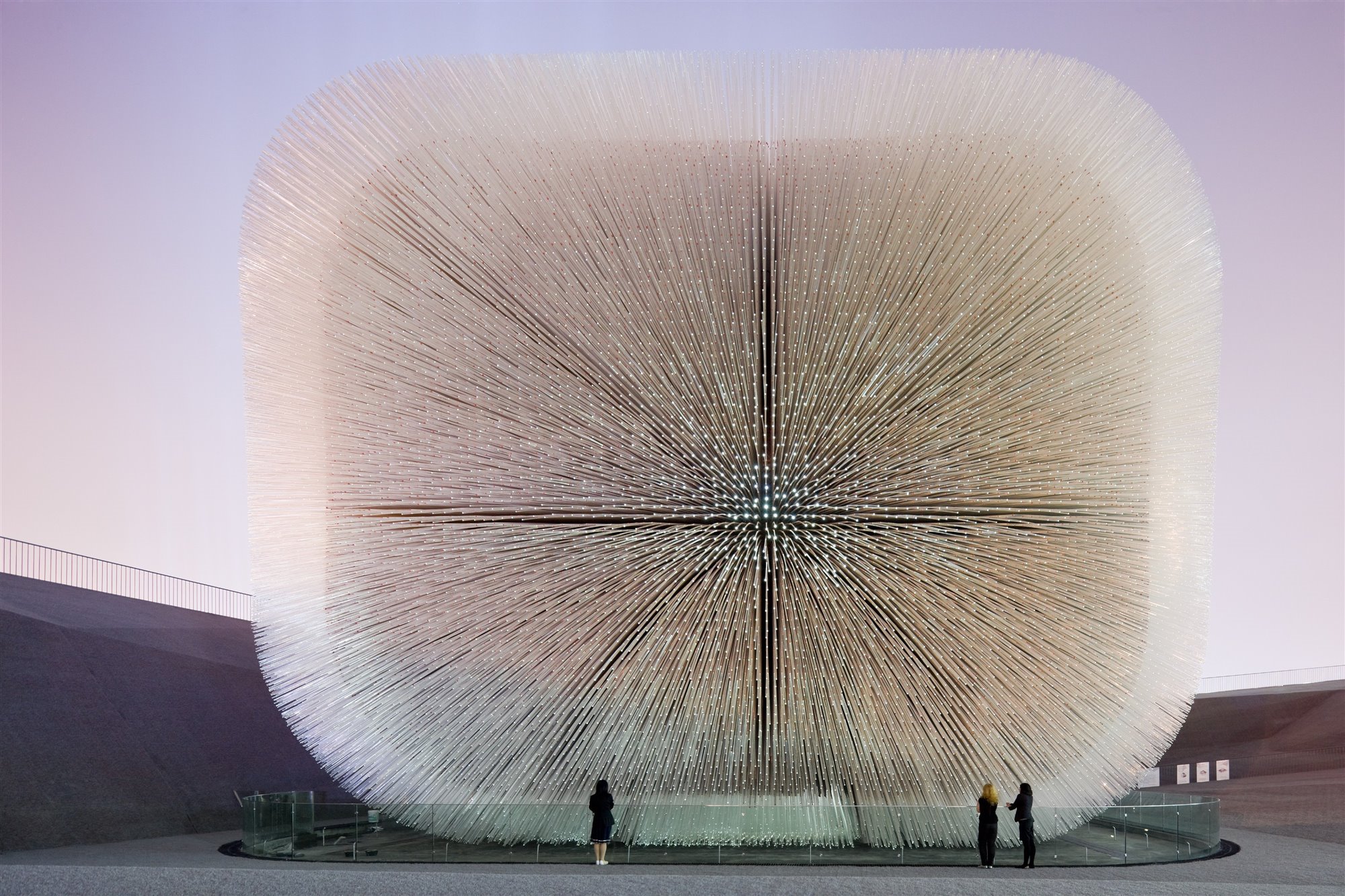 Pabellon de Inglaterra en la exposicion universal de Shangai Heatherwick studio