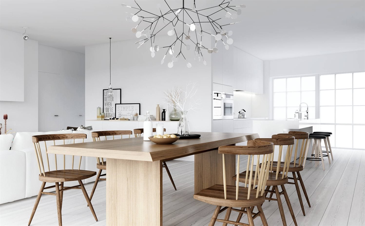 casa decorada con estilo lagom