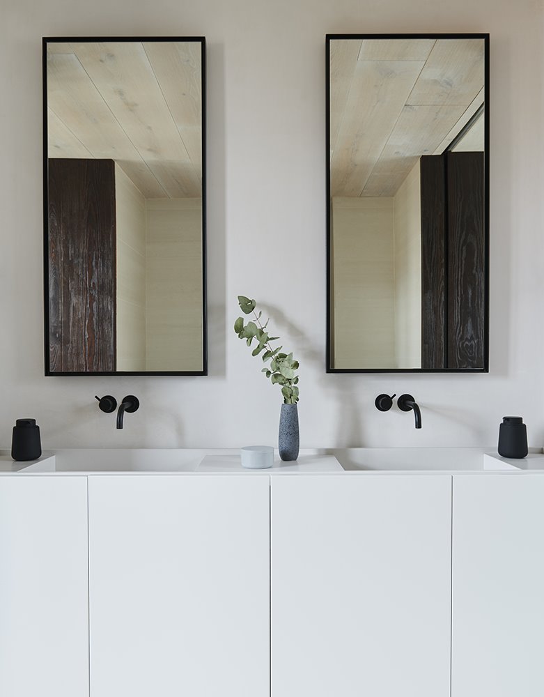 reforma ooaa baño lavamanos espejo