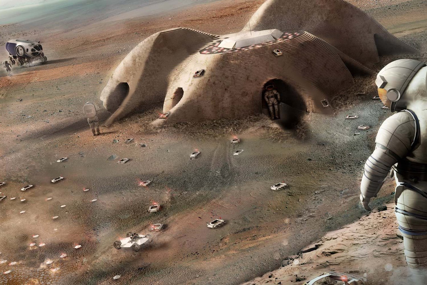 foster partners mars habitat