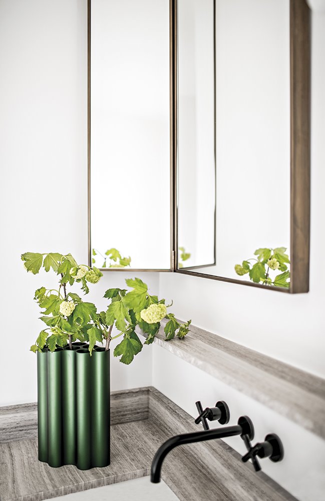 reforma jean charles thomas parís baño jarrón planta