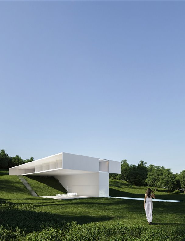 Una impresionante casa en forma de T en Málaga que parece del futuro