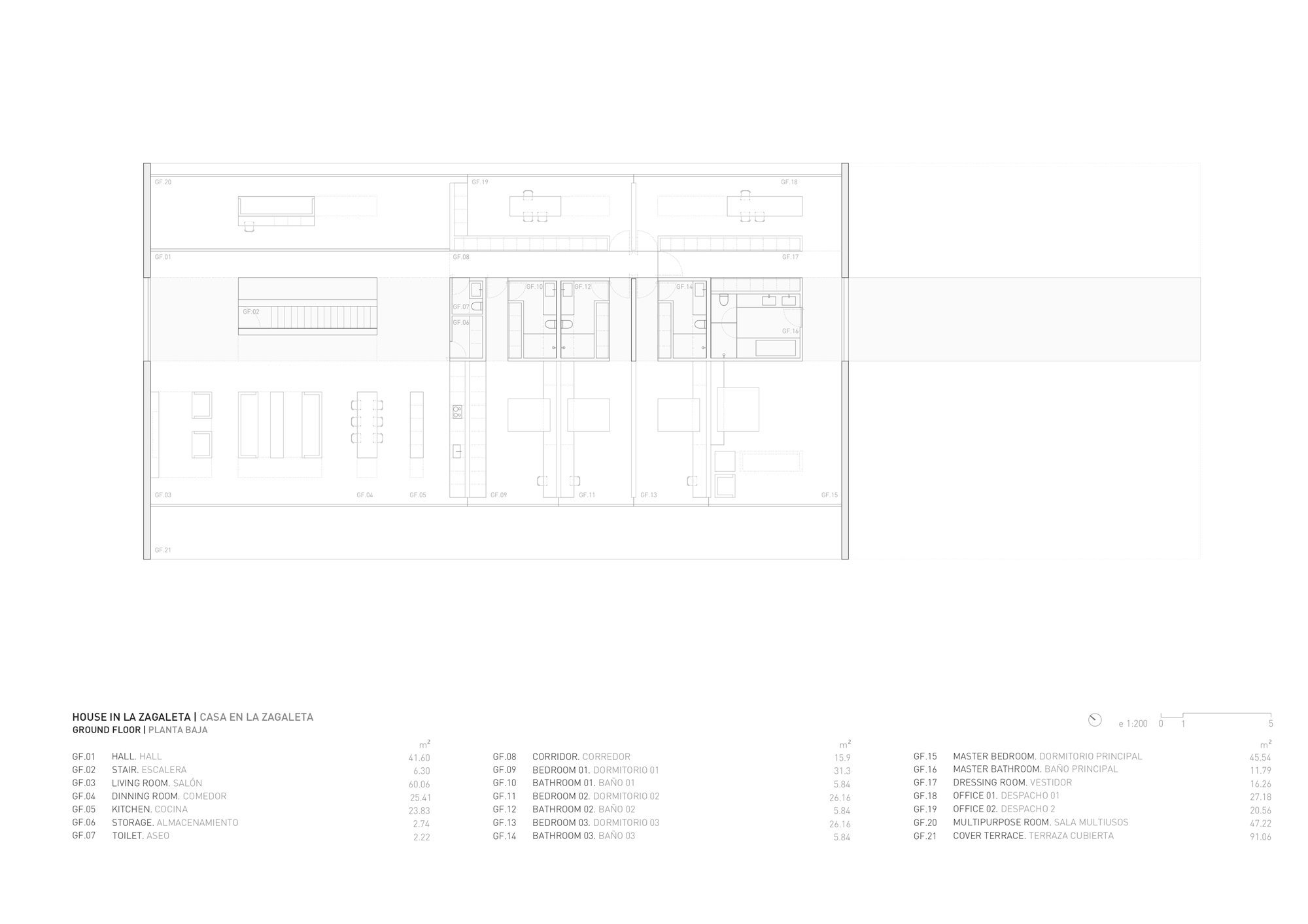 FRAN SILVESTRE ARQUITECTOS HOUSE IN BENAHAVÍS PLANS 002