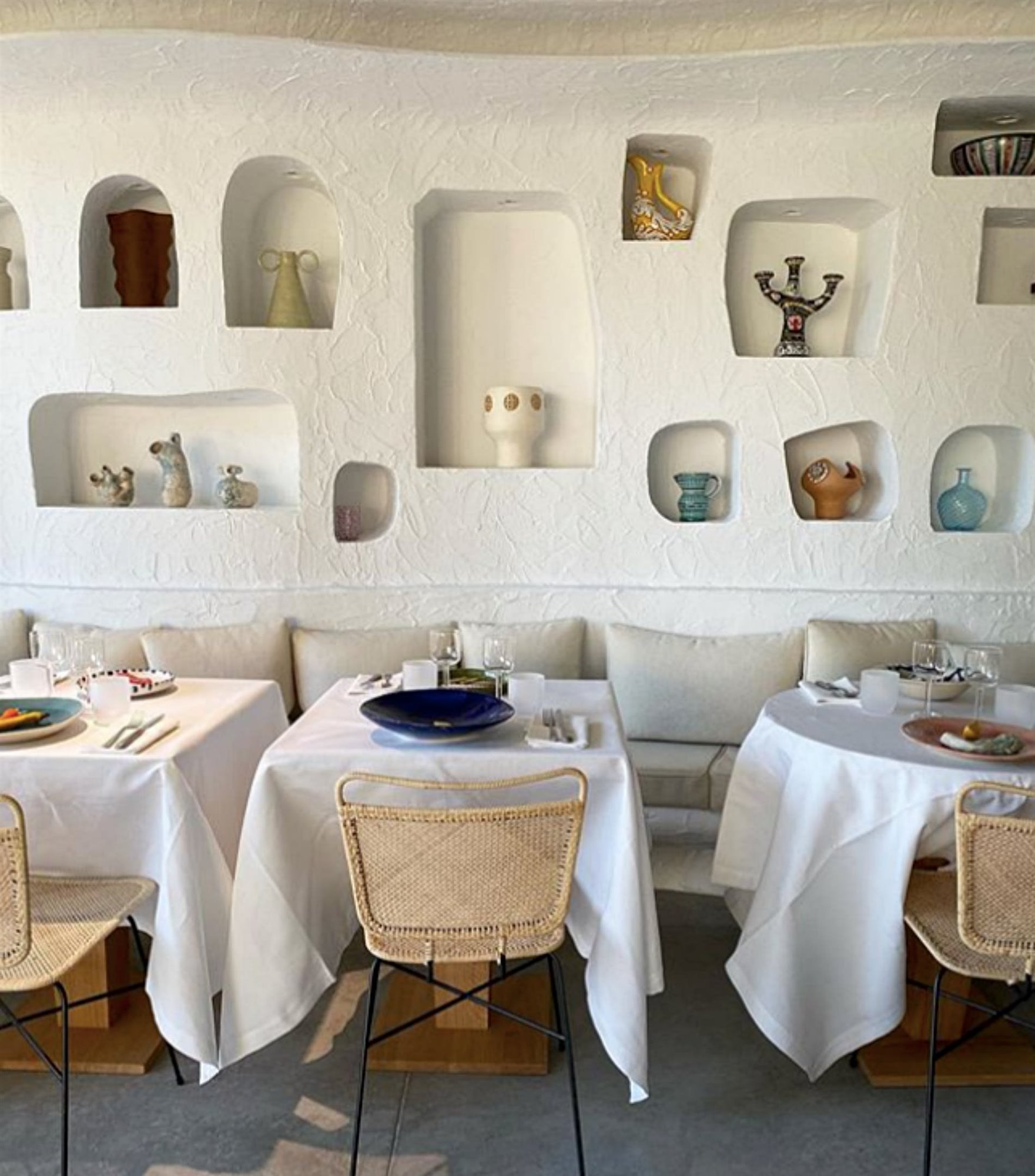 Restaurante Oursin en Paris de Jacquemus 