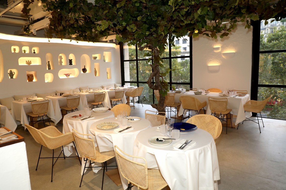 Restaurante Oursin en Paris de Jacquemus 