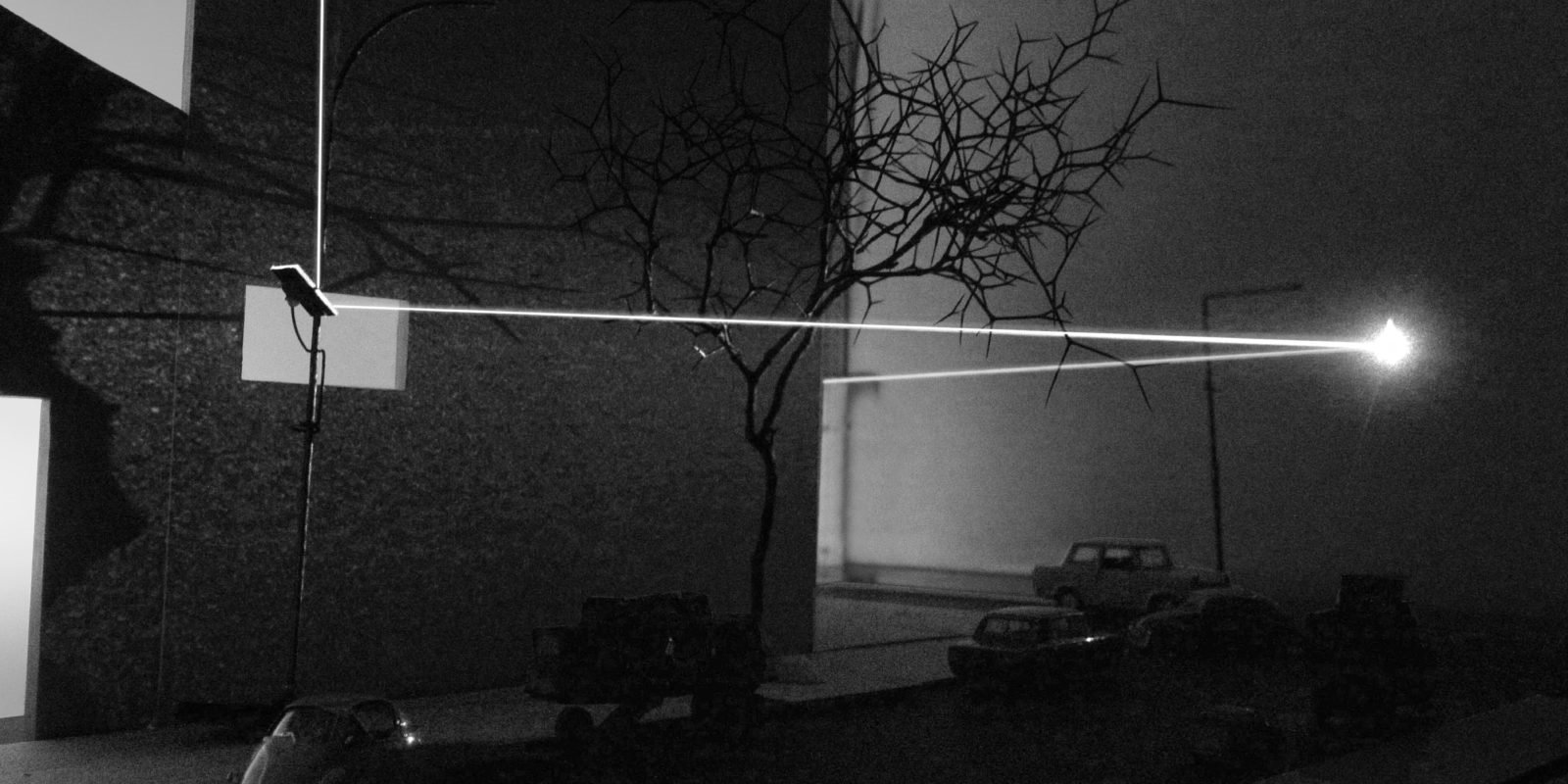 un hilo de 11W de antoni arola instalacion simon festival mira barcelona