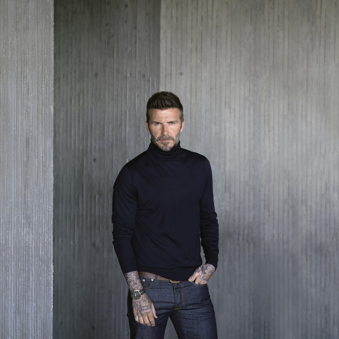 David Beckham en la casa Golstein en Los Angeles imagen relojes Tudor