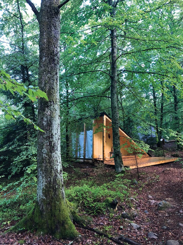cabana del hotel rural en Suecia Stedsans in the woods