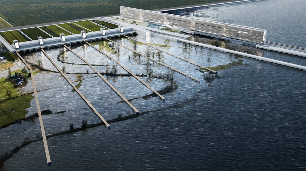 Este proyecto urbano en el río Yamuna de Nueva Delhi, en la India, pone de manifiesto cuál será uno de los principales retos del cambio climático: la ausencia y el exceso de agua.