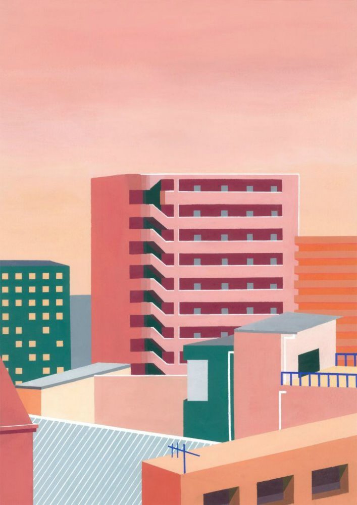 Osaka at Sunset no.1 de Bianca Wilson