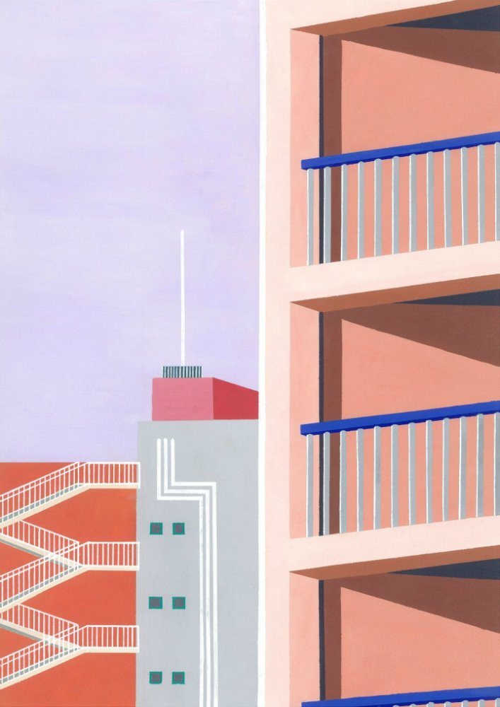 Osaka at sunset no.2 de Bianca Wilson