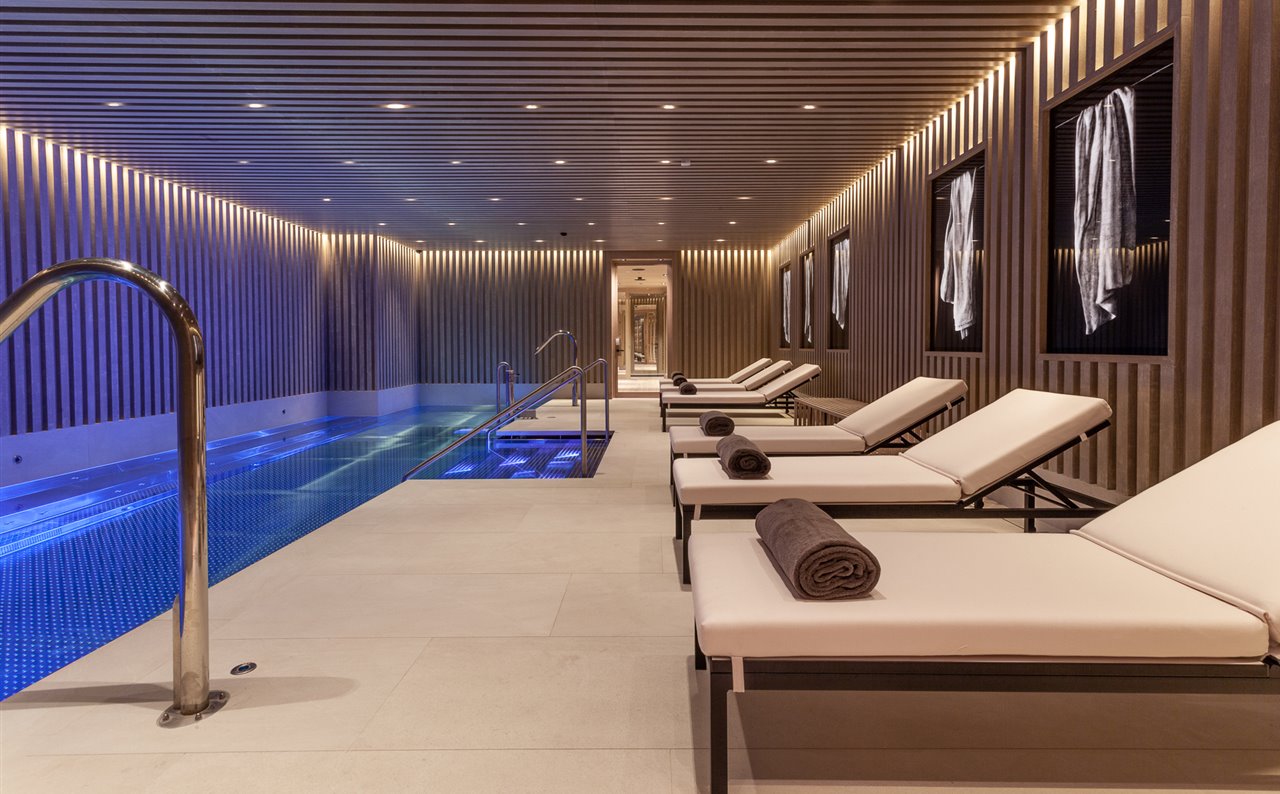 Zona de agua del Seventy Spa, Vegan & Organic