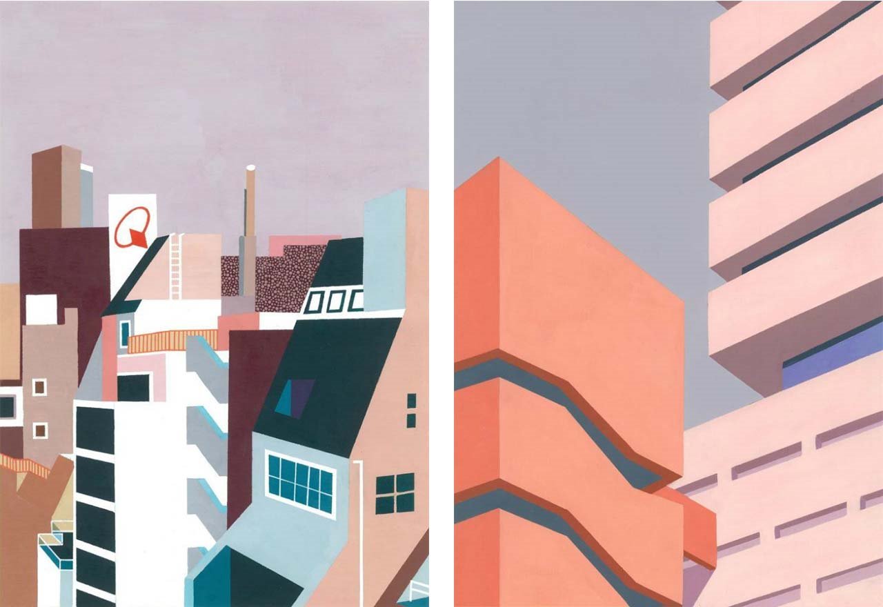 dibujos ilustradora arquitectura Bianca Wilson