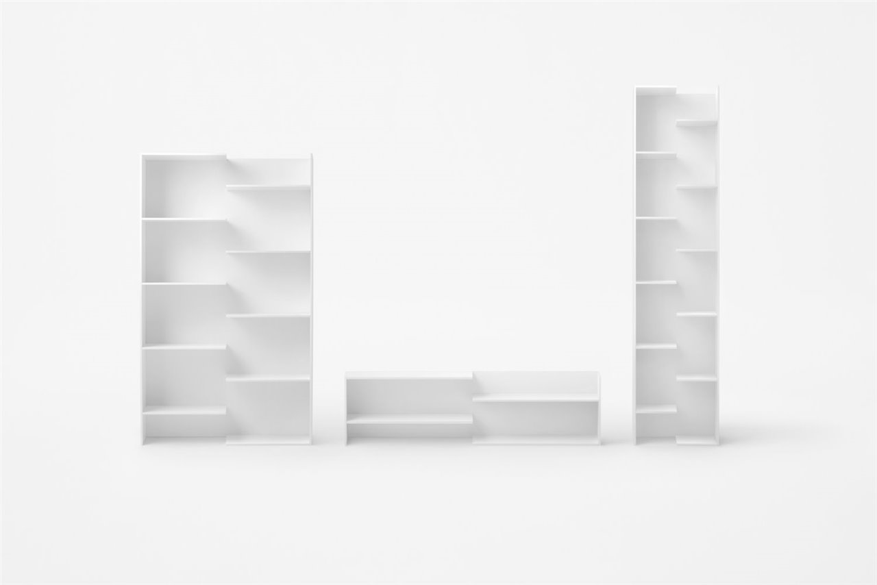 La última novedad de Nendo para Desalto está disponible en tres colores: blanco, negro y gris.