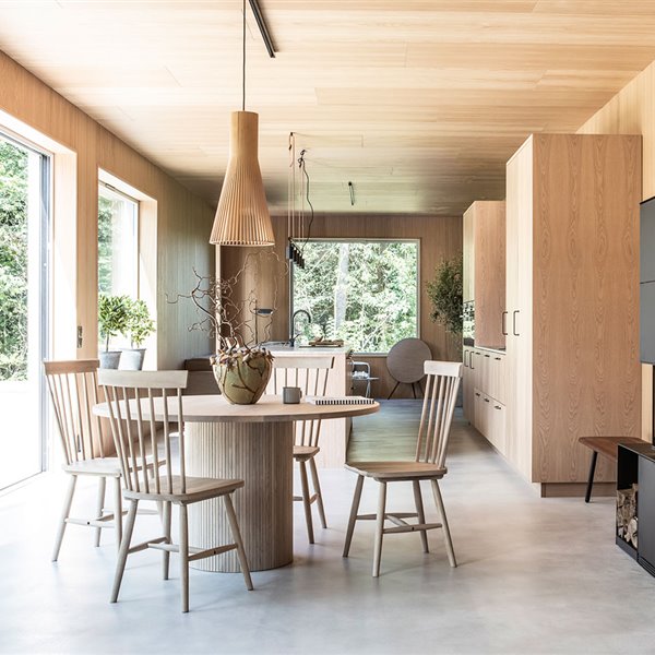 Así son las casas ideales de los suecos: de una sola planta, sencillas y sin artificios