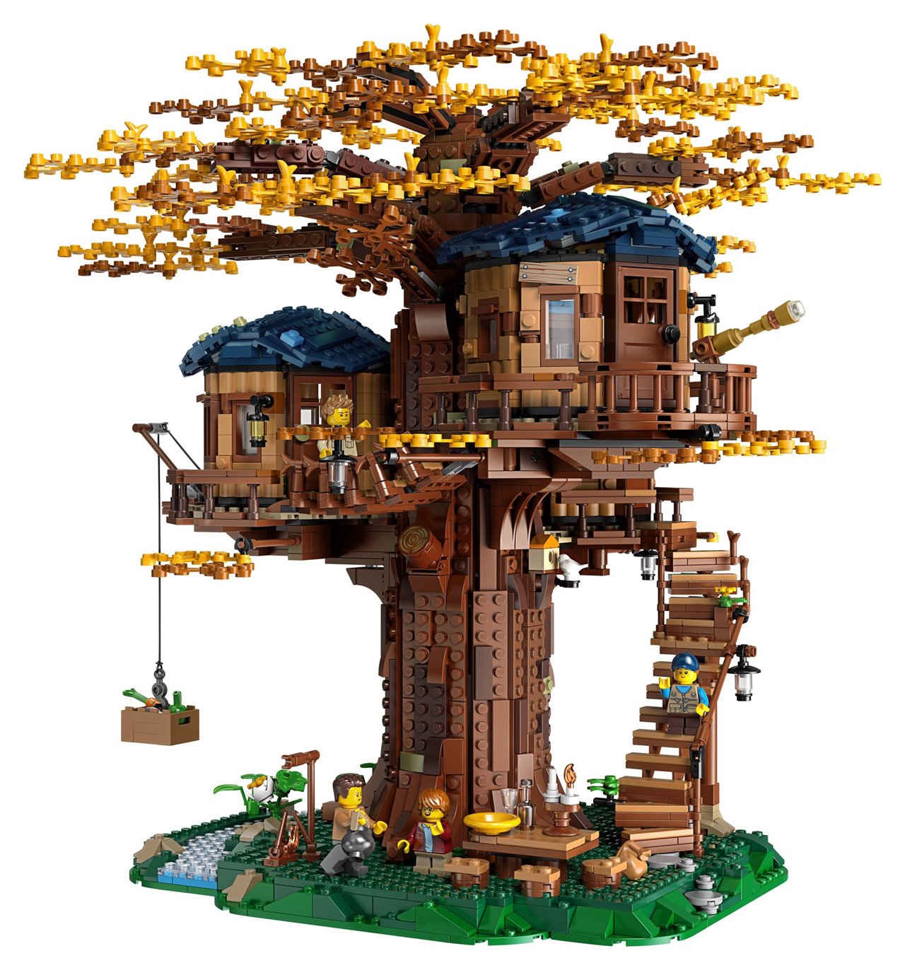 LEGO su Casa del Árbol con materiales sostenibles