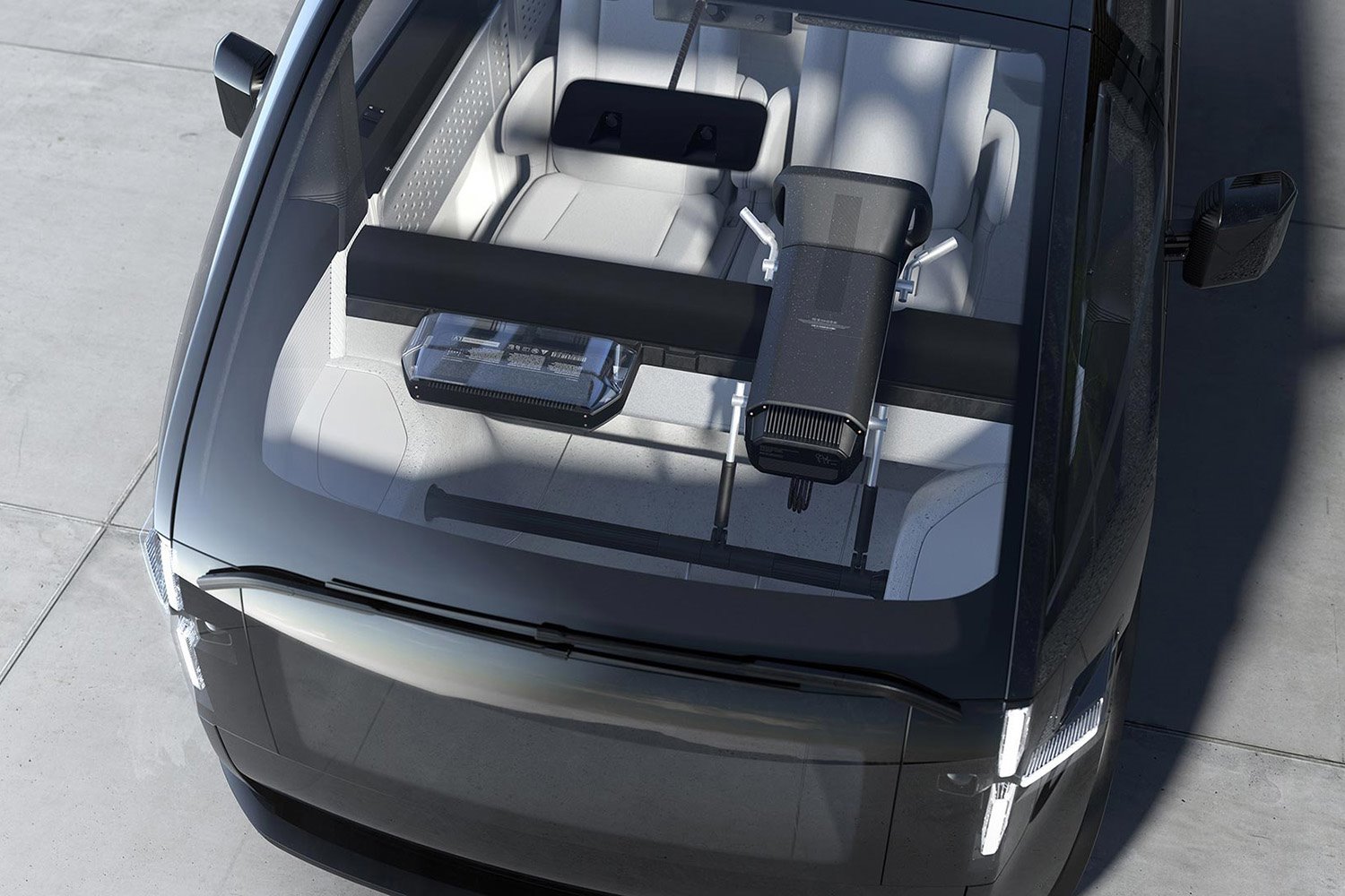 coche eléctrico Canoo interior  Airbag