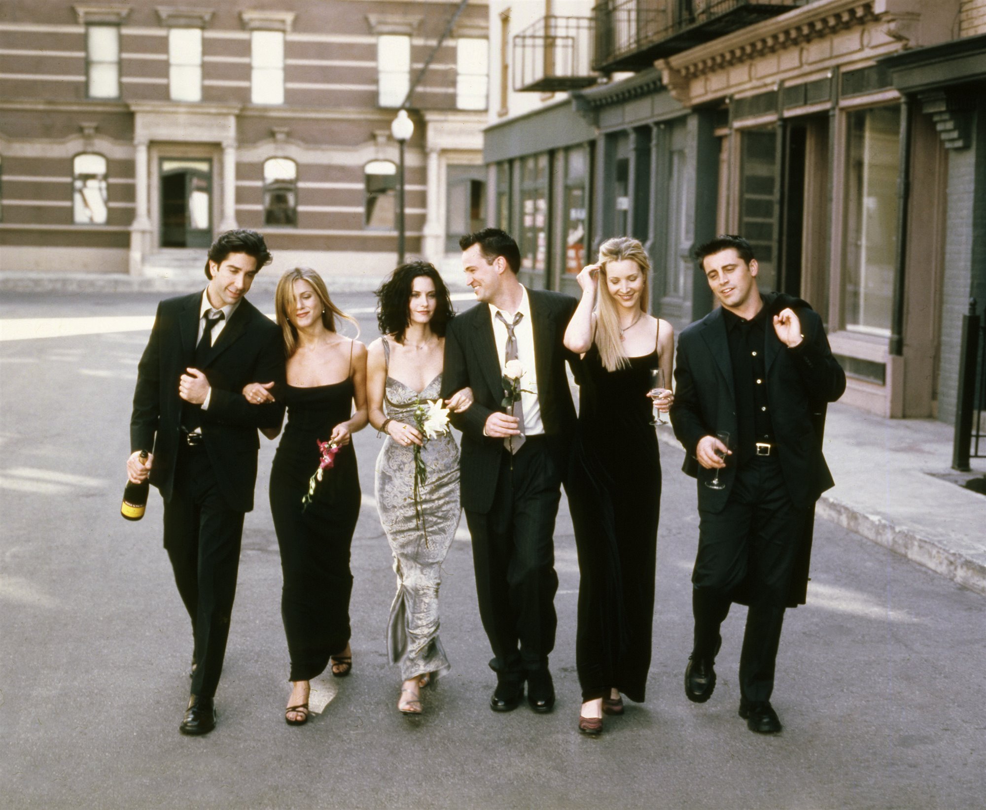 Friends Jennifer Aniston Courtney Cox Matthew Perry Lisa Kudrow Matt Leblanc David Swimmer Ross Monica Rachel Chandler Phoebe Joey