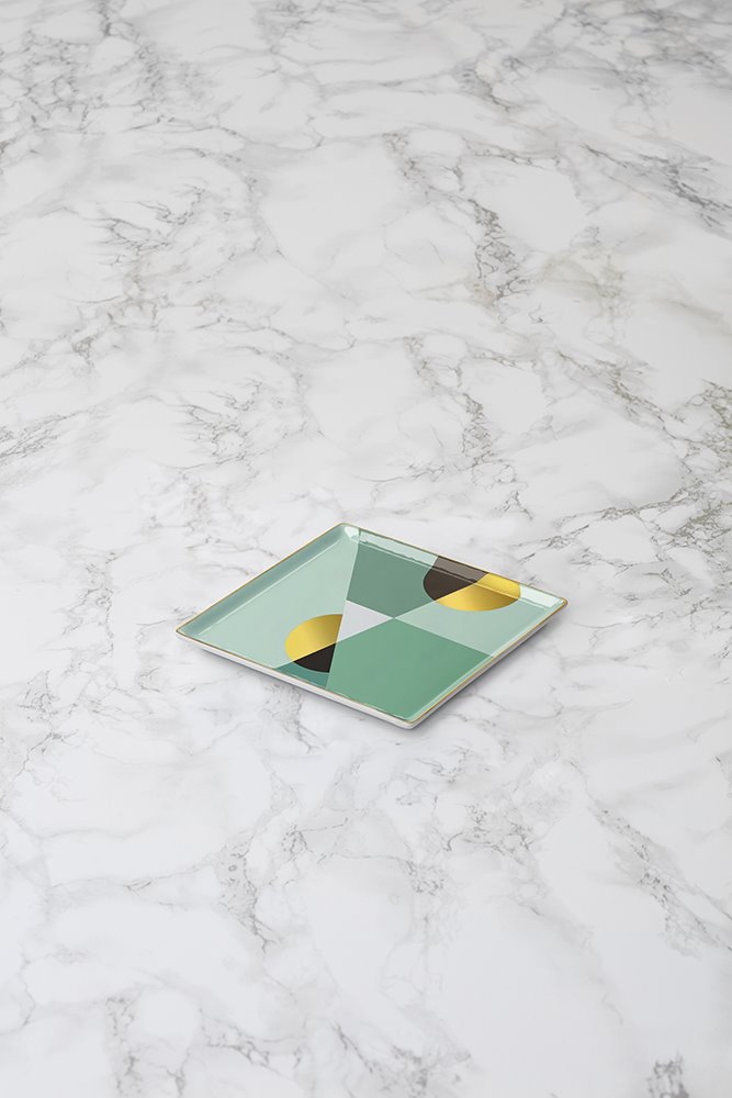 bandeja de ceramica Siena Mint para regalar en Navidad
