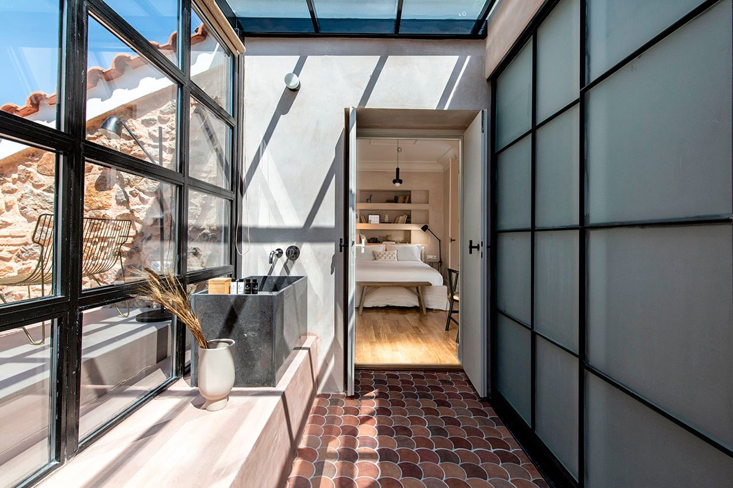 boutique-monsieur-hotel-en-Atenas-terraza-cubierta